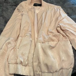 Light pink bomber jacket